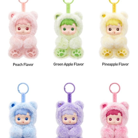 HACIPUPU Gummy Bear PINEAPPLE 🍍Series-Vinyl Plush Pendant - Picture 3 of 6